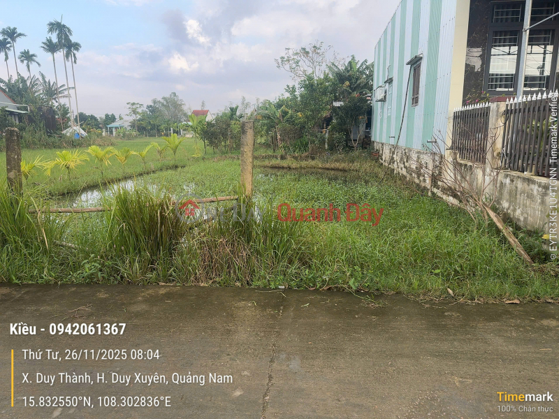 Property Search Vietnam | OneDay | Residential Sales Listings | Beautiful land for sale in Van Quat village, Duy Thanh, Quang Nam. Price: 550 million VND.