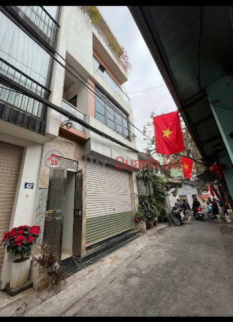 Bán nhà mặt ngõ Tân Mai, Lô góc, gần hồ Đền Lừ, ô tô vào nhà, 46M- 6 Tầng Giá 11.95 tỷ _0