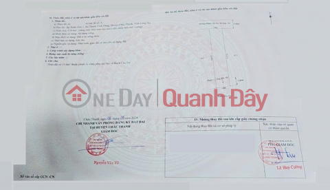 Bán đất thổ cư chính chủ – vị trí trung tâm xã _0