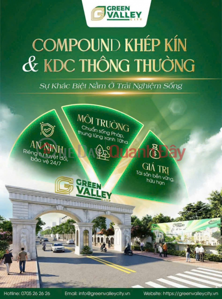 Property Search Vietnam | OneDay | Văn phòng / Bất động sản Thương mại | Niêm yết bán Biệt thự, nhà phố dự án Green Valley City, Khu \