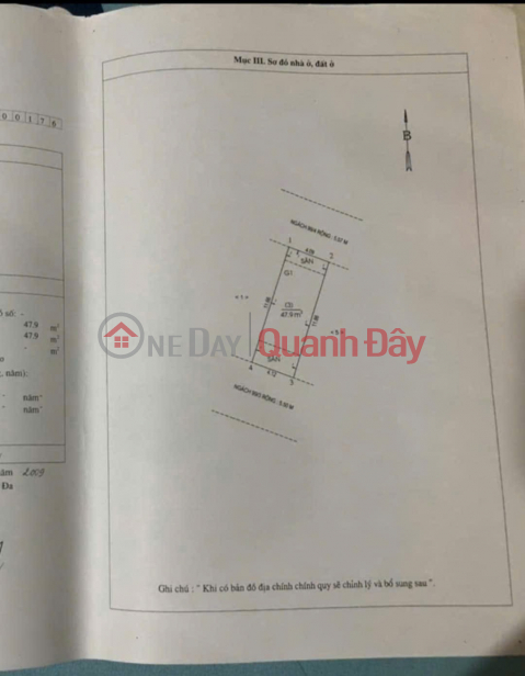 NGUYEN CHI THANH - DONG DA - 48M2 - 2 FRONTS 4.1M, BOTH CARS CAN AVOID - ONLY OVER 17 BILLION _0