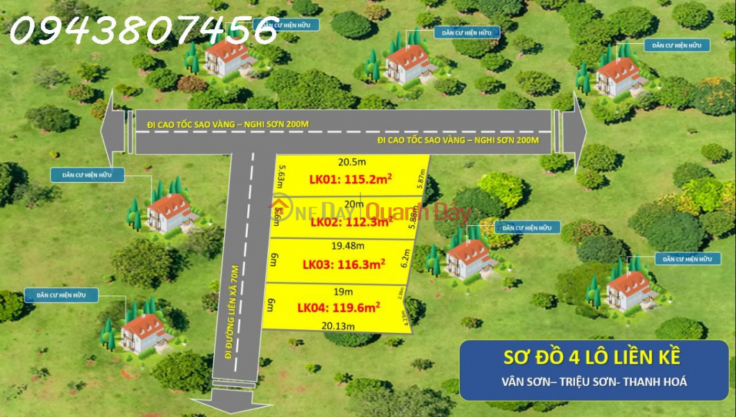 Full residential land plot for sale near Hop Thang industrial cluster 72ha. The top lot is cool and airy Sales Listings