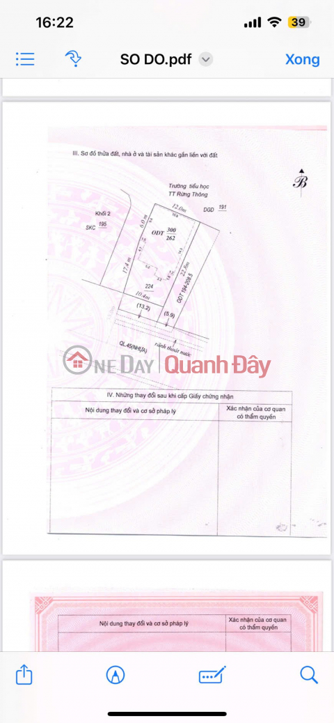 HOUSE FOR SALE ON NATIONAL HIGHWAY 45 FRONTAGE – GOOD PRICE – Rung Thong Town, Dong Son Ward, Thanh Hoa Province _0
