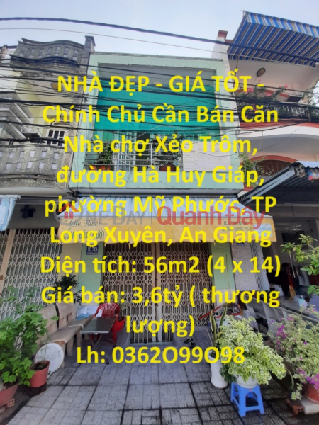 BEAUTIFUL HOUSE - GOOD PRICE - Beautiful House for Sale by Owner, My Phuoc Front, Long Xuyen, An Giang Sales Listings