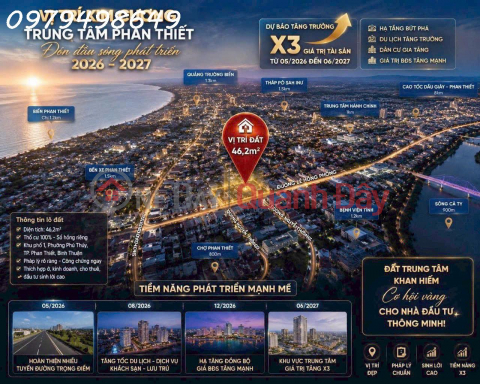 OWNER NEEDS TO SELL LAND IN THE CENTER OF PHAN THIET – AN OPPORTUNITY TO CATCH THE WAVE OF THE BREAKTHROUGH COASTAL CITY. _0