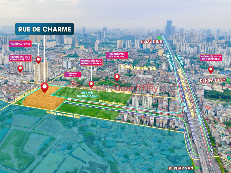 Adjacent project and Shophouse in Thanh Tri district are long-term value investments, welcoming waves to the district in 2025 Sales Listings