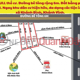 Hot Hot! 3 Lô Đất FULL Thổ Cư, Đất Chính Chủ Giá Rẻ Cực Sốc Tại Khánh Bình - Khánh Vĩnh! _0