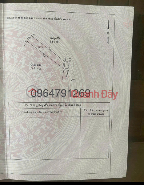 Property Search Vietnam | OneDay | Residential | Sales Listings, Selling a 282m2 plot of land (7m wide, 40m deep, 100m2 residential land, 182m2 garden land) on District Road 73 – Zone 4 – Bac Son –