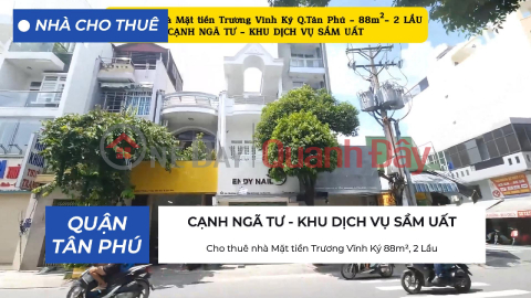 House for rent on Truong Vinh Ky Street, 88m² - NEAR THE CROSSROAD - BUSY SERVICE AREA _0