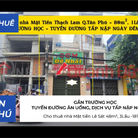 House for rent on Thach Lam street, 80m², 1 floor, 22 million VND - NEAR SCHOOLS _0