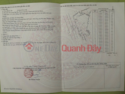 ĐẤT ĐẸP – GIÁ TỐT – CHÍNH CHỦ CẦN BÁN TẠI Phạm Văn Chèo , Thị trấn Củ Chi, Huyện Củ Chi, HCM _0