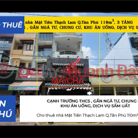 House for rent on Thach Lam Street, Tan Phu District, 110m², 3 floors, 35 million VND - next to school, intersection. _0