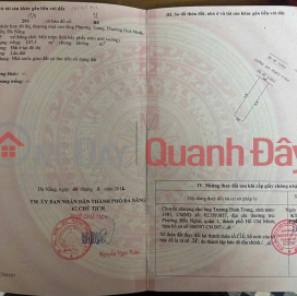 LAND FOR SALE ON HOA MINH 28 STREET – CONNECTING TO HO TUNG MAU STREET _0