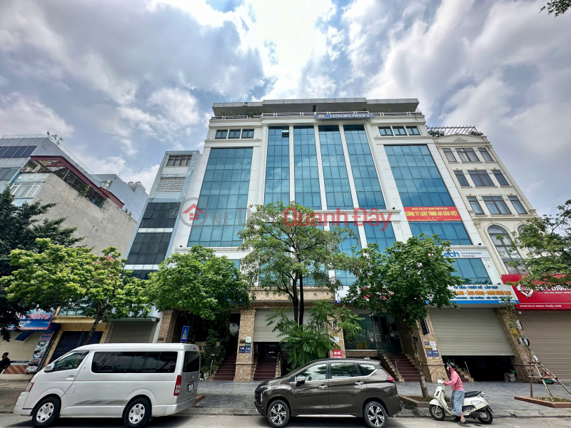 (100% real news) Selling high-end office building with 2 frontages, 136m2 x 9 floors on Tran Vy street - For rent 2.2 billion\\/year Sales Listings