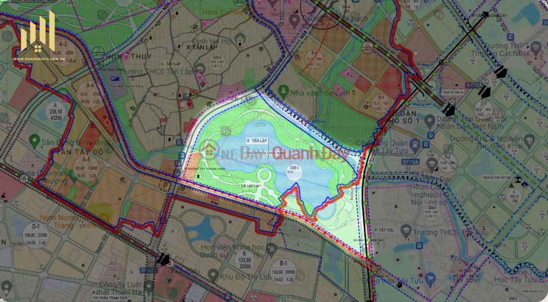 Residential land for sale right at Hinode Kinh Chung Di Trach apartment building Sales Listings