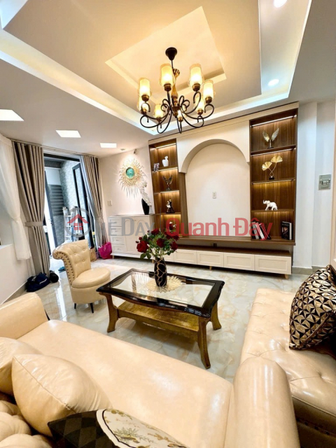 URGENT HOUSE FOR SALE IN DISTRICT 10 - 5 FLOORS - 4x9.5 - High-class furniture - 3m alley - Bronze - Over 6 _0