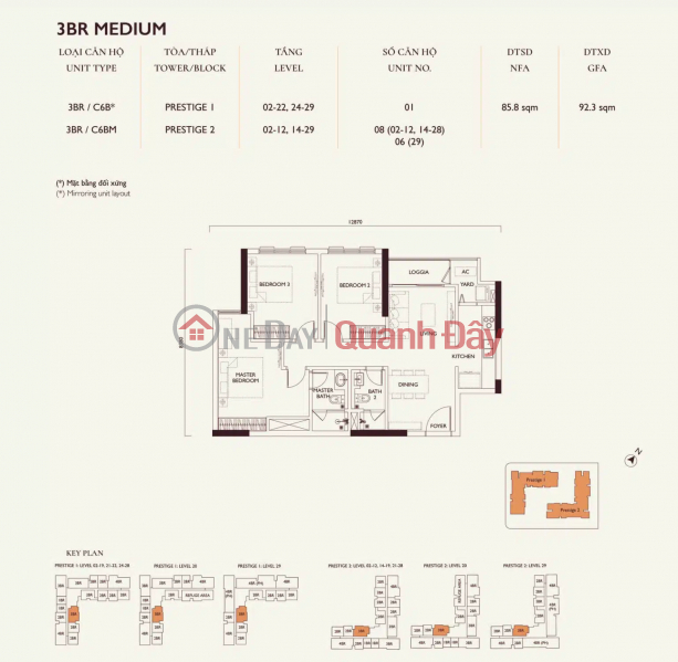 Với 7.9 tỷ sở hữu ngay căn 3PN tại Lumi Hà Nội tòa P2 rộng 115m2 tầng trung view bể bơi Aurora Việt Nam | Bán | đ 7,9 tỷ