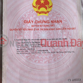 OWNER Sells Land Every Year - GOOD PRICE - In Tan Tien Commune, Van Giang District, Hung Yen _0