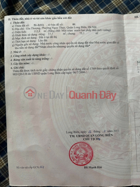 | Làm ơn chọn | Nhà ở Niêm yết bán, đ 6,8 tỷ