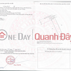 QUICK SALE – LAND IN VINH PHUONG, NORTH NHA TRANG, ONLY 1.1 BILLION VND! GREAT PRICE – CLEAR LEGAL STATUS! _0