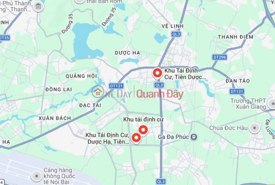 Resettlement land in Mai Dinh Tien Duoc, Soc Son - 80m2, fully residential land - 12m wide road, potential for price appreciation. Vietnam, Sales đ 6.8 Billion