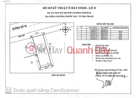 Chính chủ cần bán lô đất kề góc đẹp đối diện công viên lớn thuộc Khu đô thị Hà Quang 2 _0