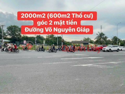 Siêu phẩm 2000m2 Mặt Tiền Võ Nguyên Giáp bán gấp giảm từ 20 tỷ còn 10 tỷ _0