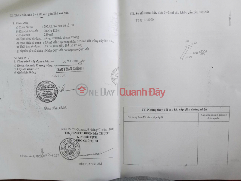 Property Search Vietnam | OneDay | Residential Sales Listings OWNER Needs to Sell 2 Plots of Land Urgently - Extremely Cheap Price in Buon Ma Thuot