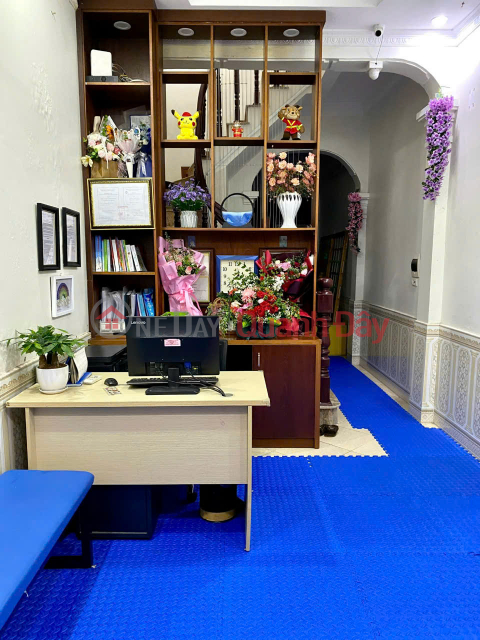 House for rent, online business, classroom, truck alley center, Kim Giang Street, 15 million, 5 floors x 45m2 _0