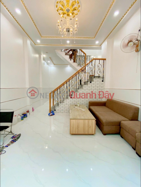 NEAR BINH LONG MARKET - STREET NO. 8B - BEAUTIFUL NEW HOUSE, 2 FLOORS, 2 BEDROOMS - 32M2 - PRICE 3.8 BILLION _0