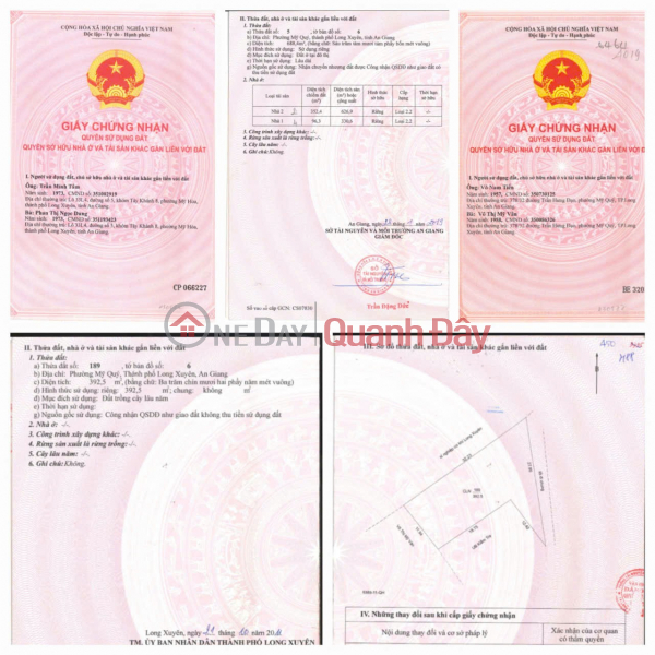 Property Search Vietnam | OneDay | Nhà ở | Niêm yết bán Ngân hàng BIDV thanh lý tài sản tại 1789 Trần Hưng Đạo, Mỹ Quý, Long Xuyên, An Giang