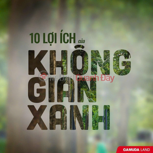 10 LỢI ÍCH CỦA KHÔNG GIAN XANH TẠI ELYSIAN Niêm yết bán