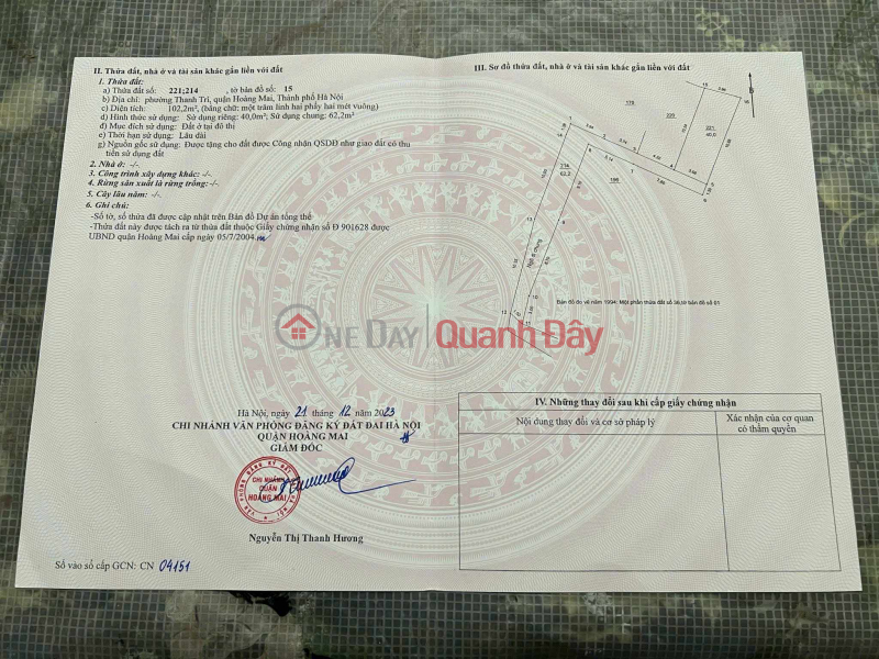  | Làm ơn chọn, Nhà ở, Niêm yết bán, đ 6,45 tỷ
