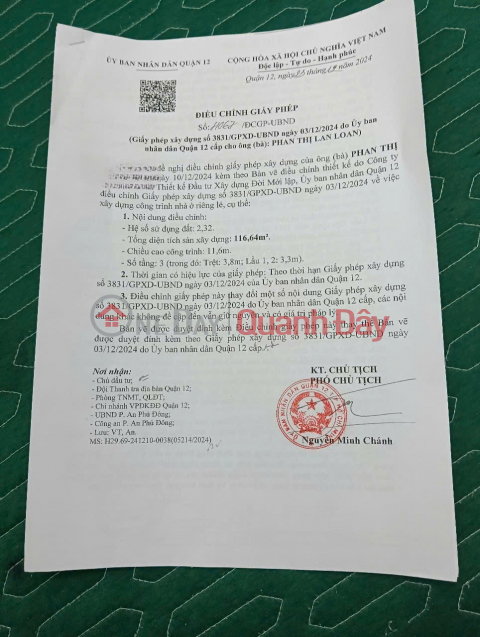 GIÁ TỐT NHẤT - CHÍNH CHỦ Cần Bán Nhanh Lô Đất Đẹp Vị Trí Tại Đường Vườn Lài, Quận 12, TP HCM _0