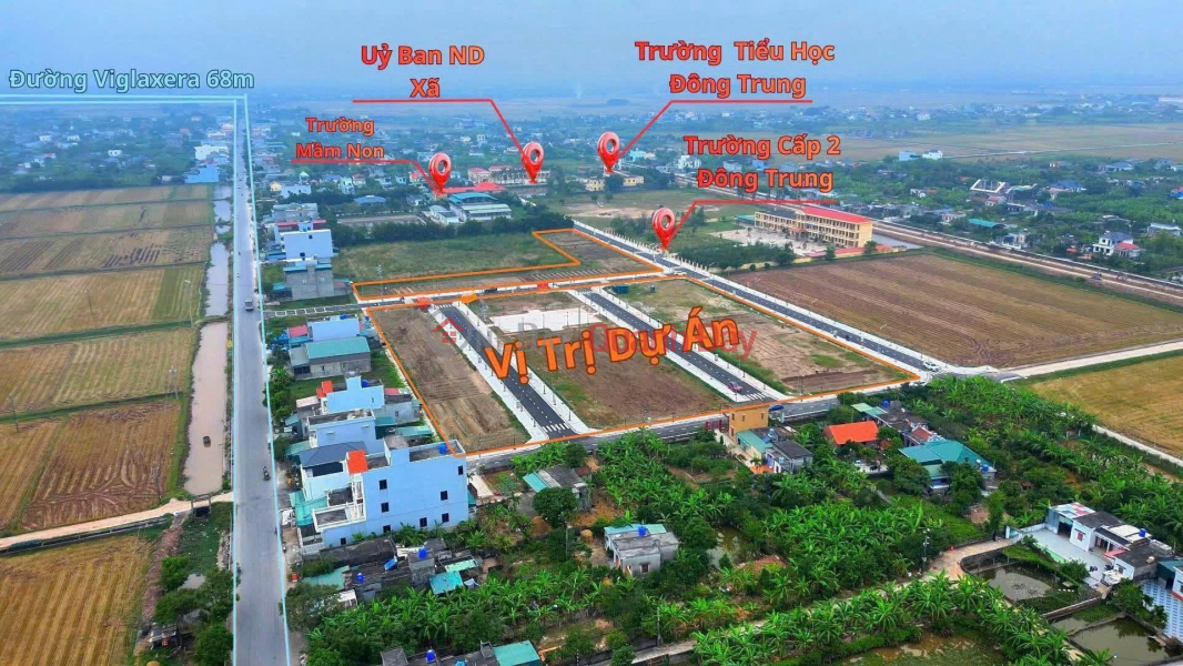 OWNER SELLING LAND PLOT IN DONG TRUNG RESETTLEMENT AREA, TIEN HAI, THAI BINH - BEST BUSINESS LOCATION IN THE AREA Sales Listings