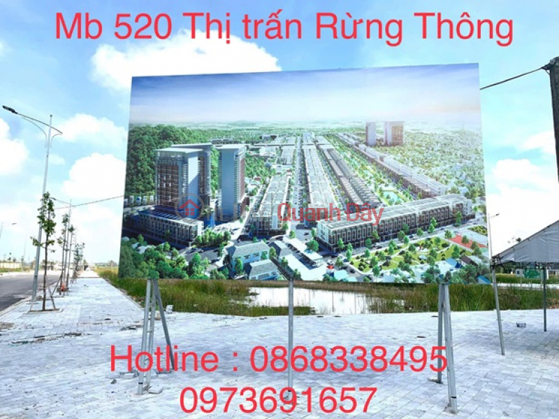 đ 1.2 Billion | BEAUTIFUL LAND - GOOD PRICE - OWNER NEEDS TO SELL Land Lot In Urban Area 520, Rung Thong Town, Thanh Hoa.