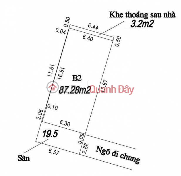 đ 34 tỷ | Bán nhà riêng 34 tỷ, diện tích 87.28 m2 tại ngõ 38B, Lý Nam Đế, Cửa Đông, Hoàn Kiếm, Hà Nội