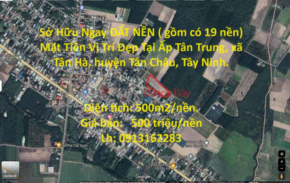 Immediately Own LAND (including 19 plots) Beautiful Front Facing Location In Tan Chau - Tay Ninh Province Sales Listings