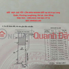 ĐẤT ĐẸP- GIÁ TỐT- CẦN BÁN NHANH ĐẤT tại Phường Langbiang, Đà Lạt ,Lâm Đồng _0