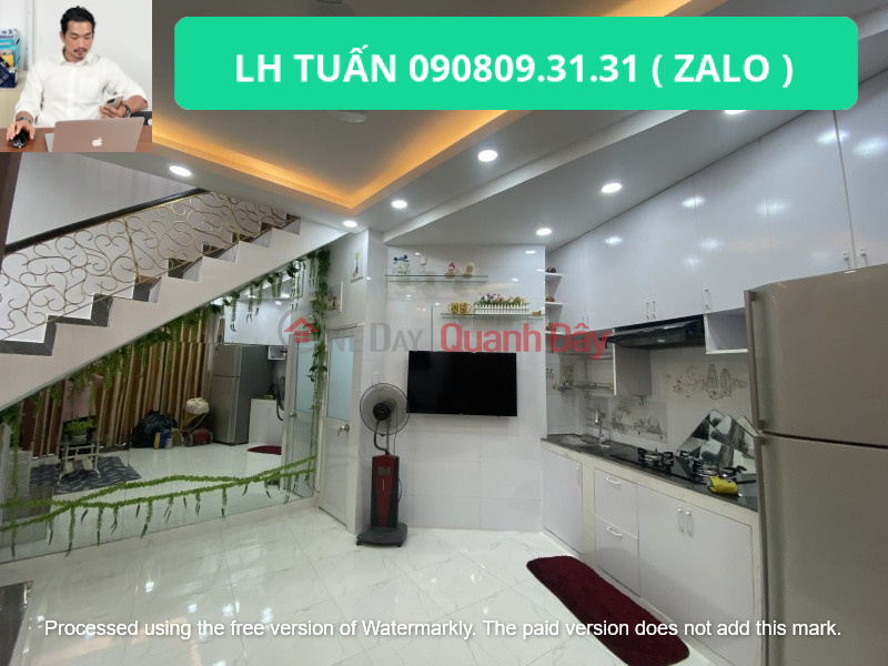 3131-Bán Nhà Lê Quang Định, P.5, Bình Thạnh - 4 Tầng, 3PN Giá 3.95 Tỷ Việt Nam | Bán | đ 3,95 tỷ