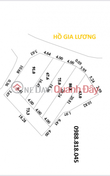 Viet Hung land, GIA LUONG LAKE FACE, peak business, 91m2, corner lot, 5.2 billion. Free of charge Sales Listings