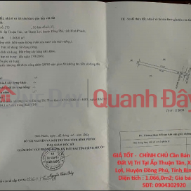 GIÁ TỐT - CHÍNH CHỦ Cần Bán Nhanh Lô Đất Vị Trí Tại Huyện Đồng Phú, Tỉnh Bình Phước _0