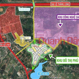 Rare land in TDC Cau Vai Reo, Phu Cat commune, Quoc Oai district, central core of Hoa Lac. _0