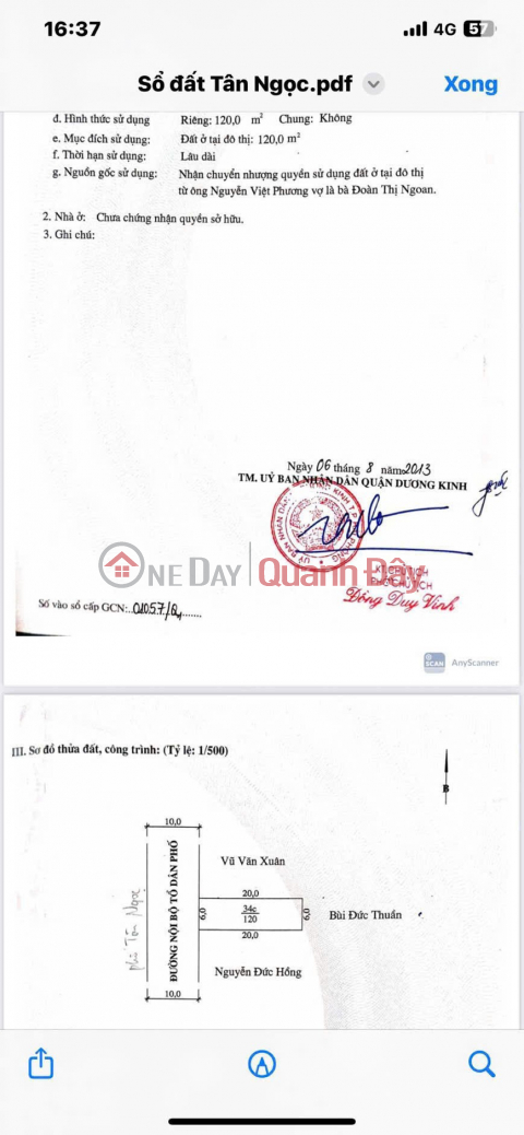 Rare 6m Frontage Land Plot at 183 Tan Thanh Street. ZALO 0567 222 555 _0