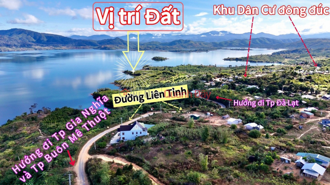 Bán Đất view hồ đẹp nhất tại hồ Nam Ka, Krong Nô, Đắk Nông Niêm yết bán