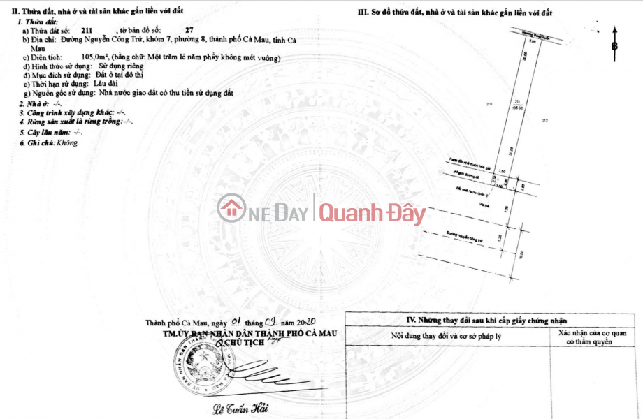 Property Search Vietnam | OneDay | Residential Sales Listings, Beautiful Land - Investment Price - Owner Needs to Sell Convenient Business Front Lot at Nguyen Cong Tru