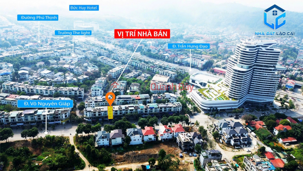 SUPER HOT PROPERTY - BEAUTIFUL HOUSE WITH TWO STREET FRONTAGES - Owner Selling House on Vo Nguyen Giap Street, Lao Cai City, Vietnam | Sales, đ 10 Million