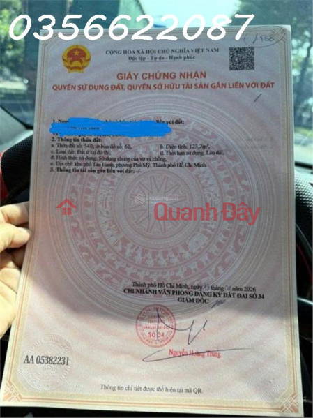 Property Search Vietnam | OneDay | Residential Sales Listings Owner needs to sell a prime plot of land with a beautiful frontage on Pham Van Dong road, area 123.2m2, investment price.