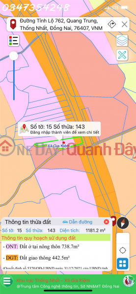 House, land and farm for sale on frontage of DT 762 road, Thong Nhat, Dong Nai Sales Listings