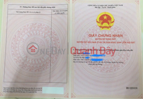 OWNER'S LAND - BEAUTIFUL LOCATION Frontage at Tan Vu 2 Group, Trang Cat Ward, Hai An, Hai Phong _0